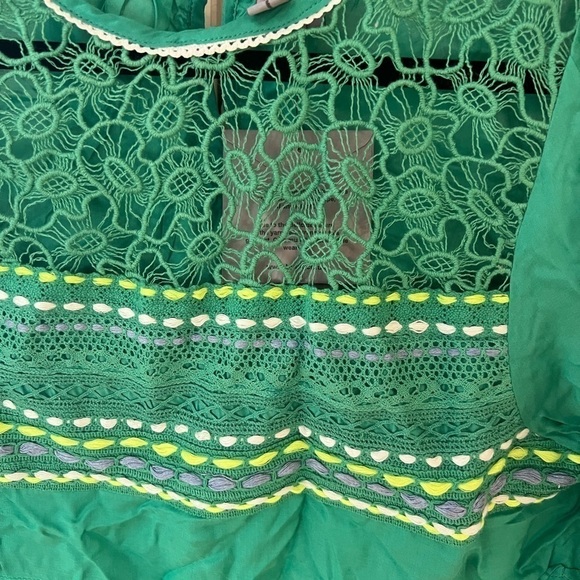 Anthropologie Blank London Sunshine Peasant Top NWT XS JB - Picture 4 of 8